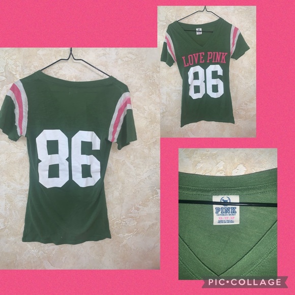 Bundle lot of (7) Vintage PINK Victoria’s Secret Shirts size XS sweater is L - Picture 2 of 7